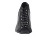 Black nubuck ballroom men's shoes for a sleek and comfortable dance experience