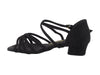 Classic black dance shoes for women in oxford nubuck