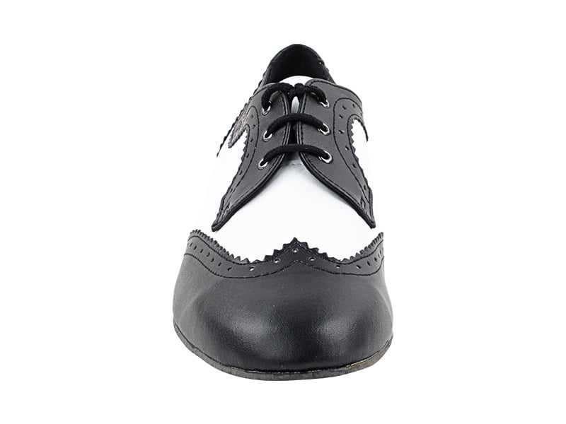 Monochrome swing shoes with retro charm