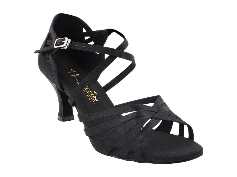 Classic black ballroom heels