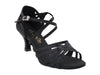 Classic black ballroom heels