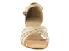 Stylish Tan Leather and Mesh Dance Shoes