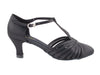 Black Satin Ballroom Dance heels