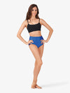 Adult High-Waist Dance Blue Brief