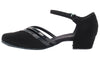 Classic Black Ballroom Shoes featuring Nubuck and Trim