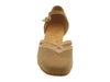 Brown Nubuck Dance Shoes featuring Trim Detail