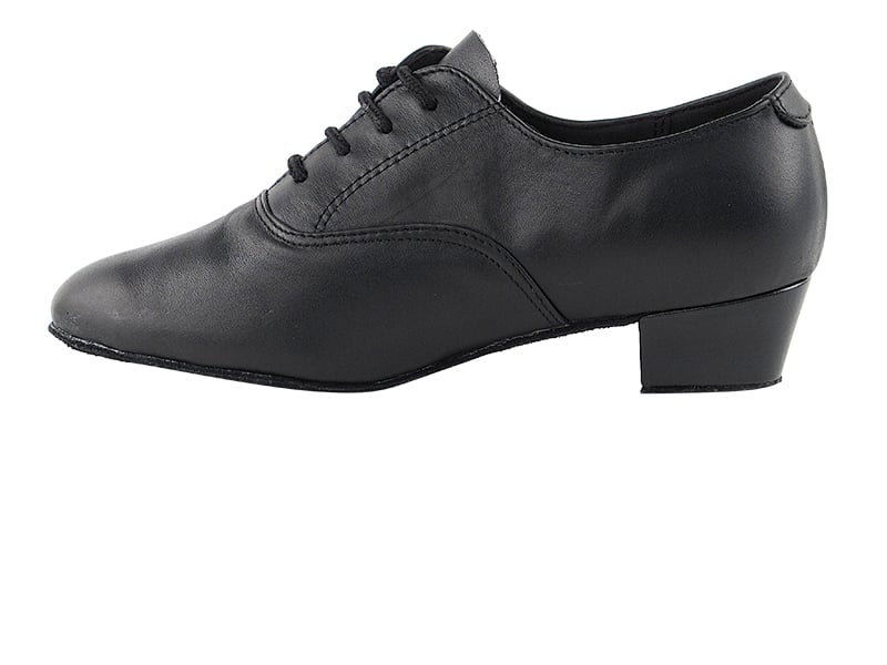 Classic Black Leather Dance Shoes for Performances