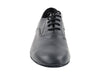 Black Leather Wide Width Shoes