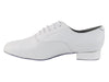 Classic White Leather Dance Shoes for Performances