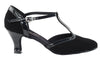 Black Nubuck Dance Shoes with Trim