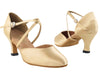 Light Brown Satin Dance heels