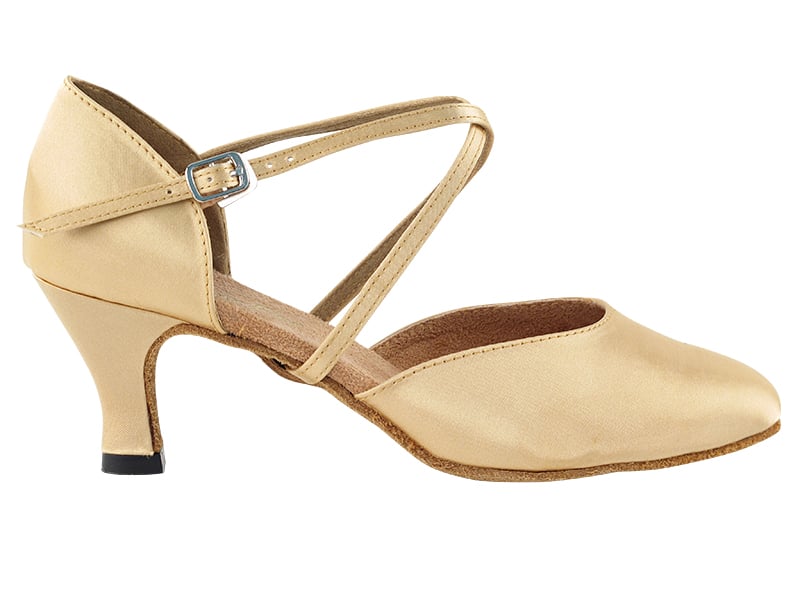 Light Brown Satin Dance heels