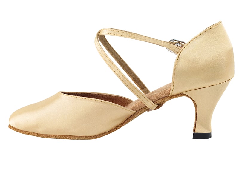 Light Brown Satin Dance heels