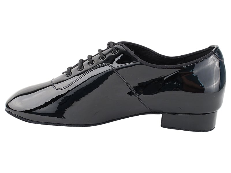 Black patent dance shoes