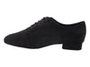 Black oxford nubuck dance shoes