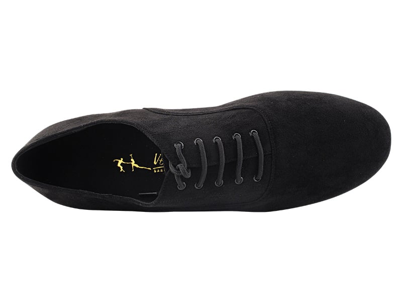 Black oxford nubuck dance shoes