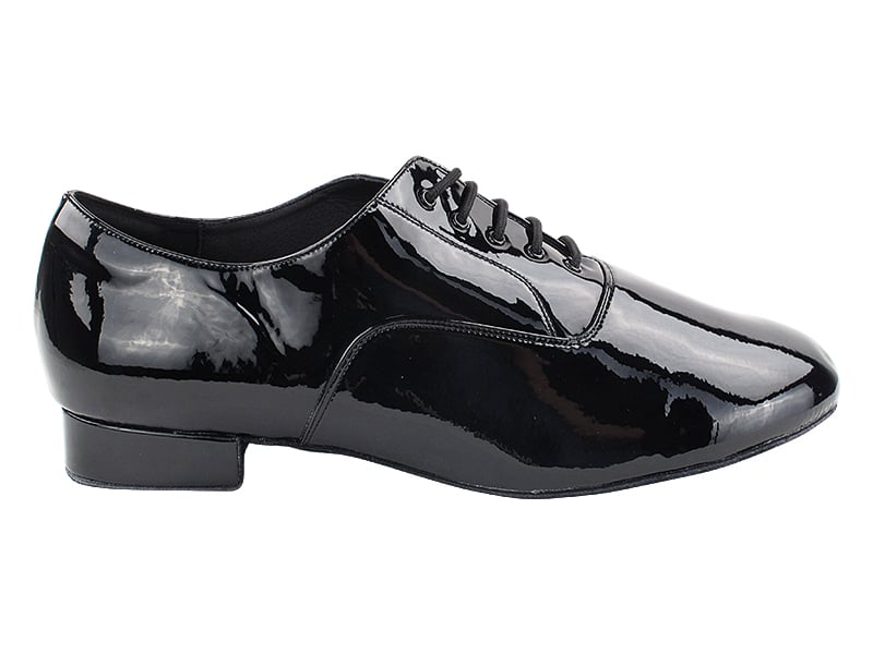 Black patent dance shoes