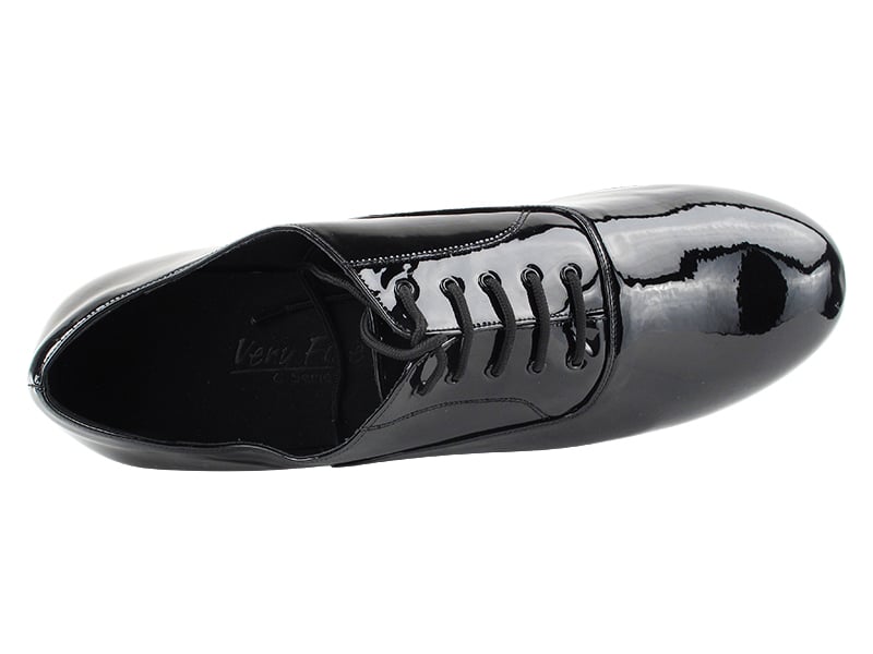 Black patent dance shoes