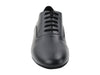 Black leather dance shoes