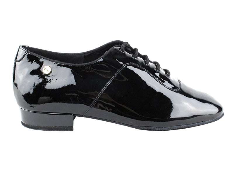 Black patent dance shoes