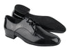 Black patent dance shoes