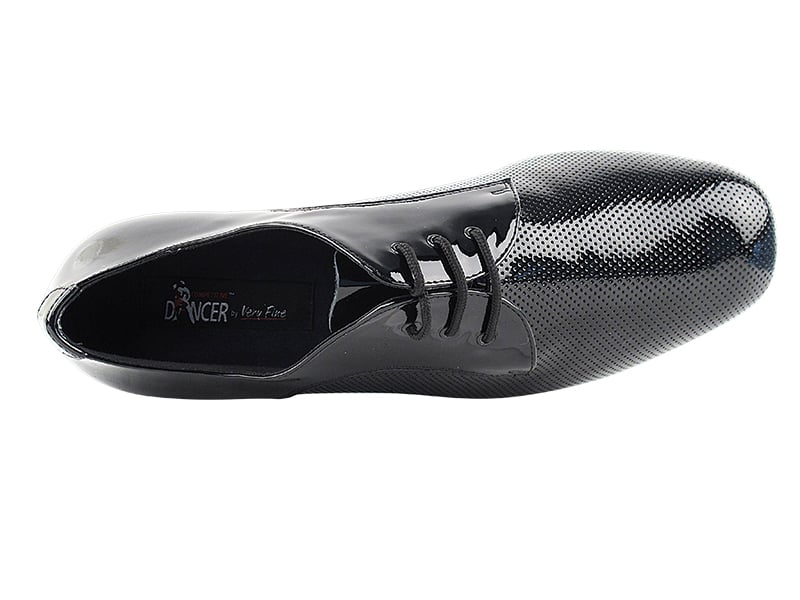 Black patent dance shoes