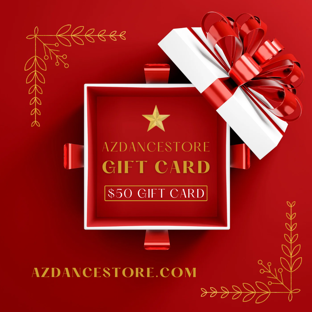 AZ Dance Store Gift Card – Perfect for Dance Apparel, Shoes, and Accessories