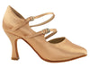 Tan Satin Dance heels