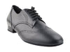 Black leather dance shoes: classic, versatile footwear