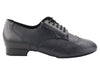 Black leather dance shoes: classic, versatile footwear