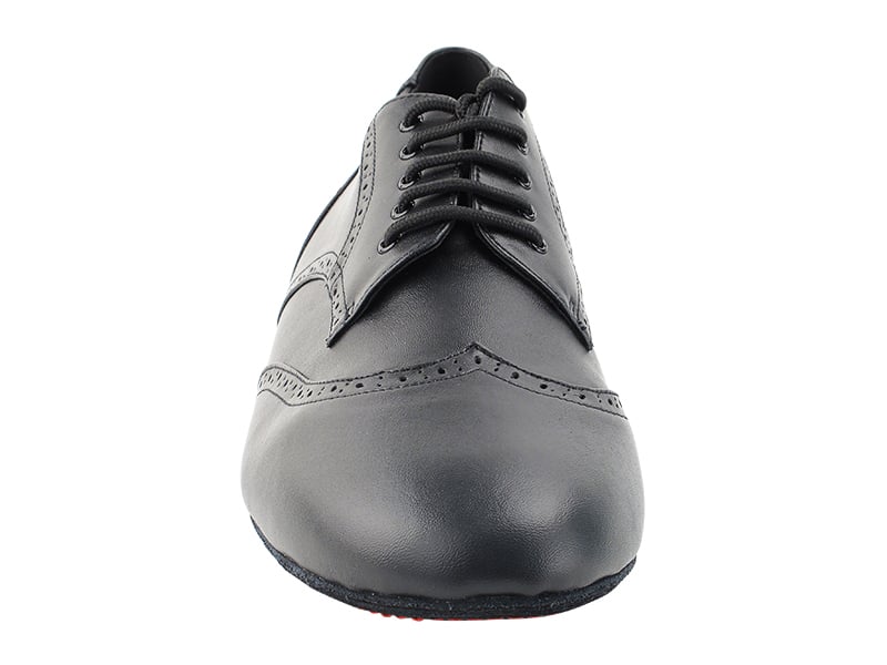 Black leather dance shoes: classic, versatile footwear