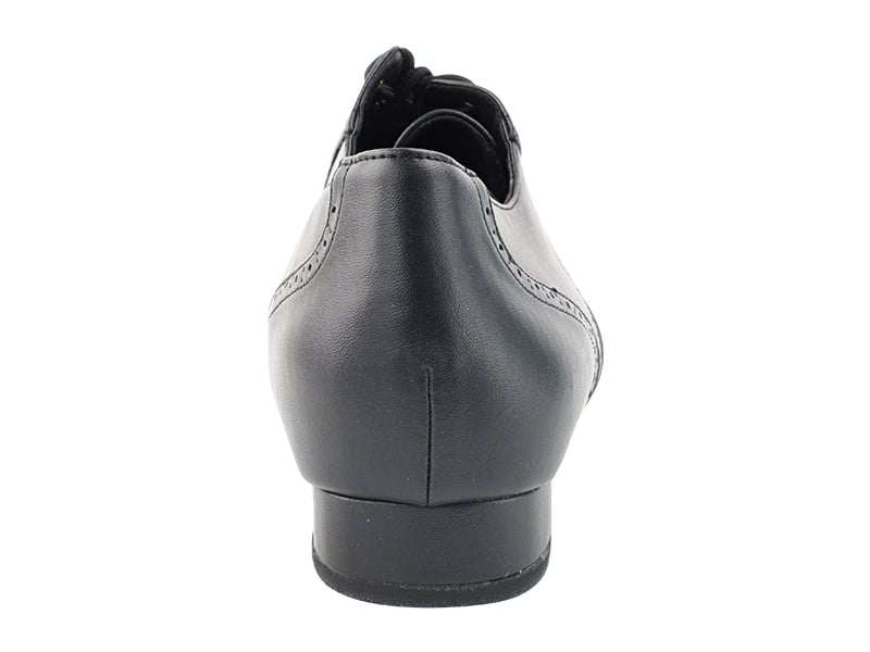 Black leather dance shoes: classic, versatile footwear