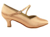 Tan Satin Dance heels