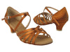 Copper Tan Satin 1.2 inch Ballroom heels