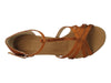 Copper Tan Satin 1.2 inch ballroom Heel 