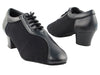 Oxford black leather dance shoes