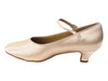  Flesh Satin Cuban Ballroom Heel