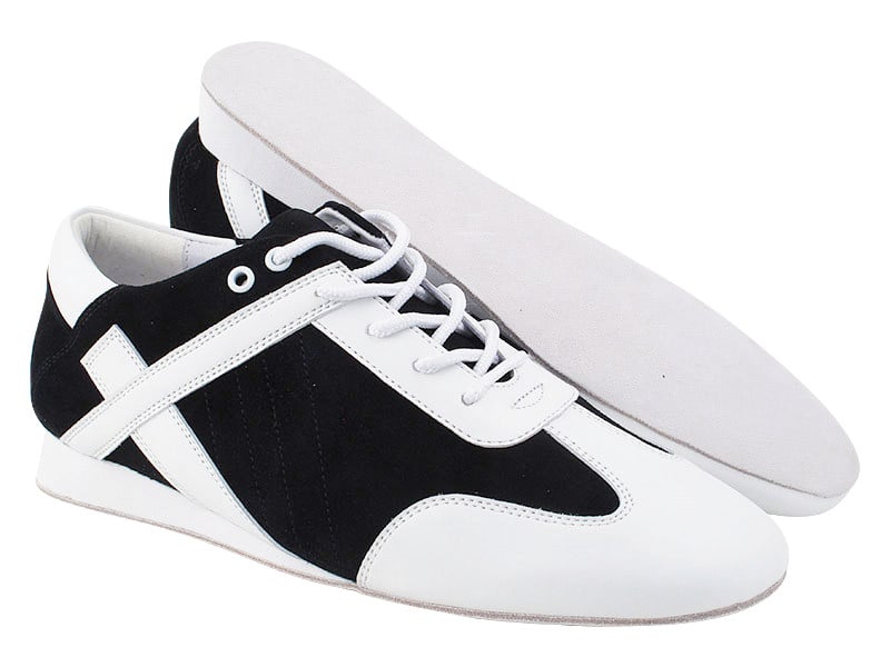 Jackson black and white dance sneakers