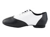 Black & White Leather dance shoes