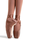 Ava #3.5 shank pointe shoe, offering optimal support and flexibility - brown