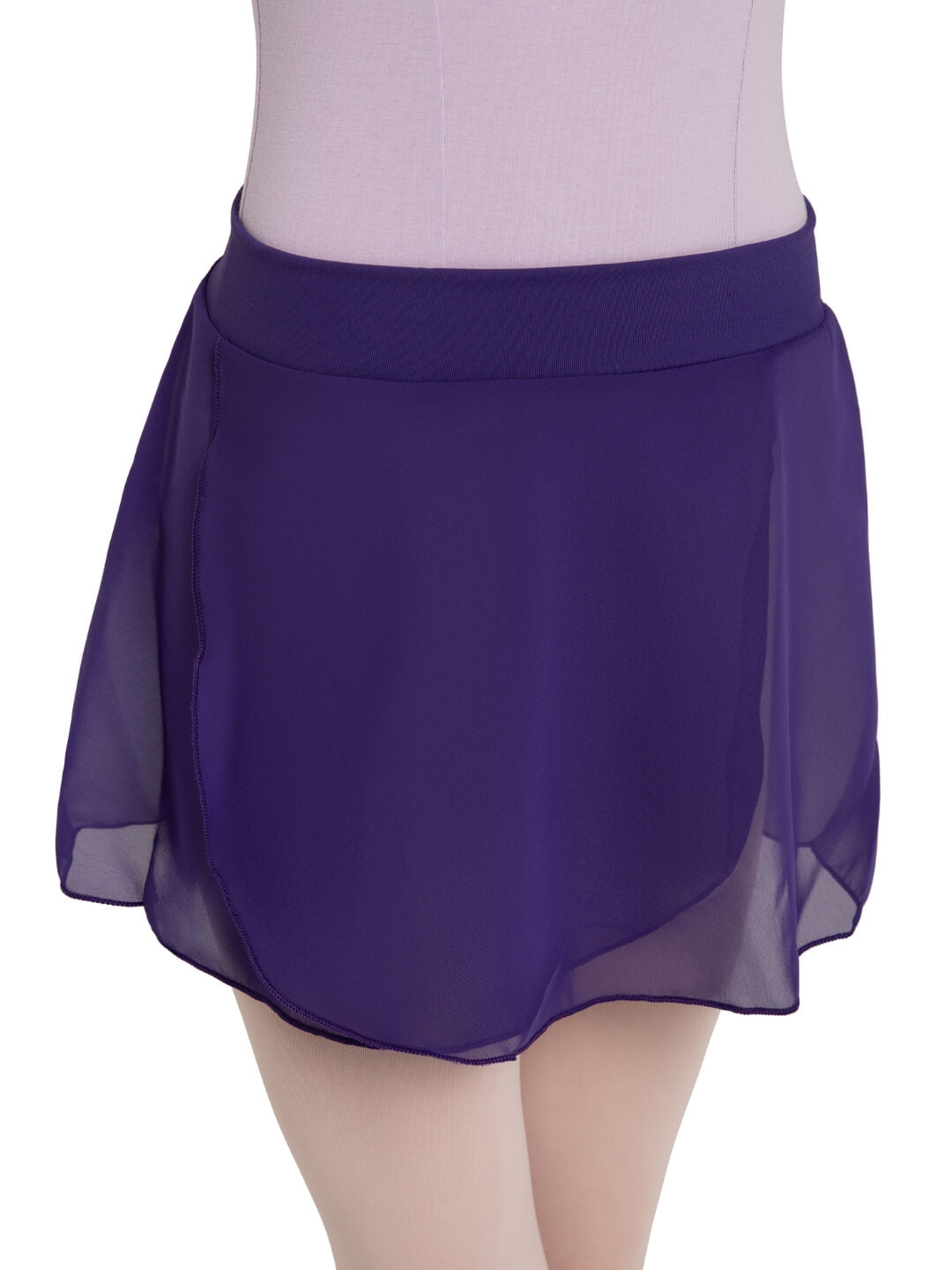 Girls pull-on skirt, featuring an easy, comfortable fit with an elastic waistband - purple