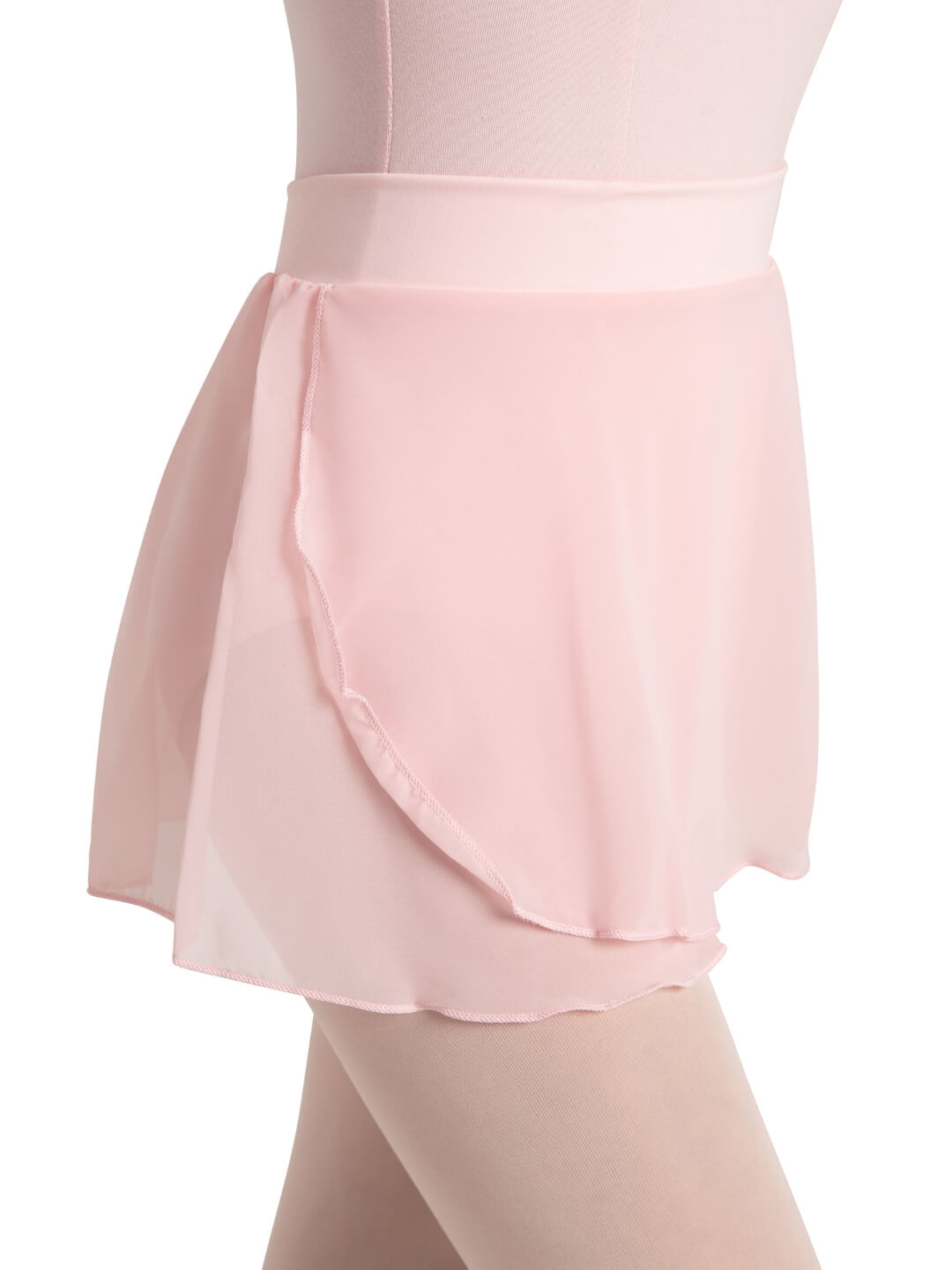Girls pull-on skirt, featuring an easy, comfortable fit with an elastic waistband - light pink