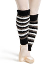 Harmonie 18-inch striped pamper legwarmer, offering a cozy and stylish fit 