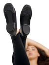Black Jazz Glove Jazz Shoe for children, flexible and comfortable dance footwear