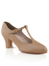 Jr. Footlight T-Strap Character Shoe – Child's T-strap character shoes with a durable sole and comfortable fit - tan