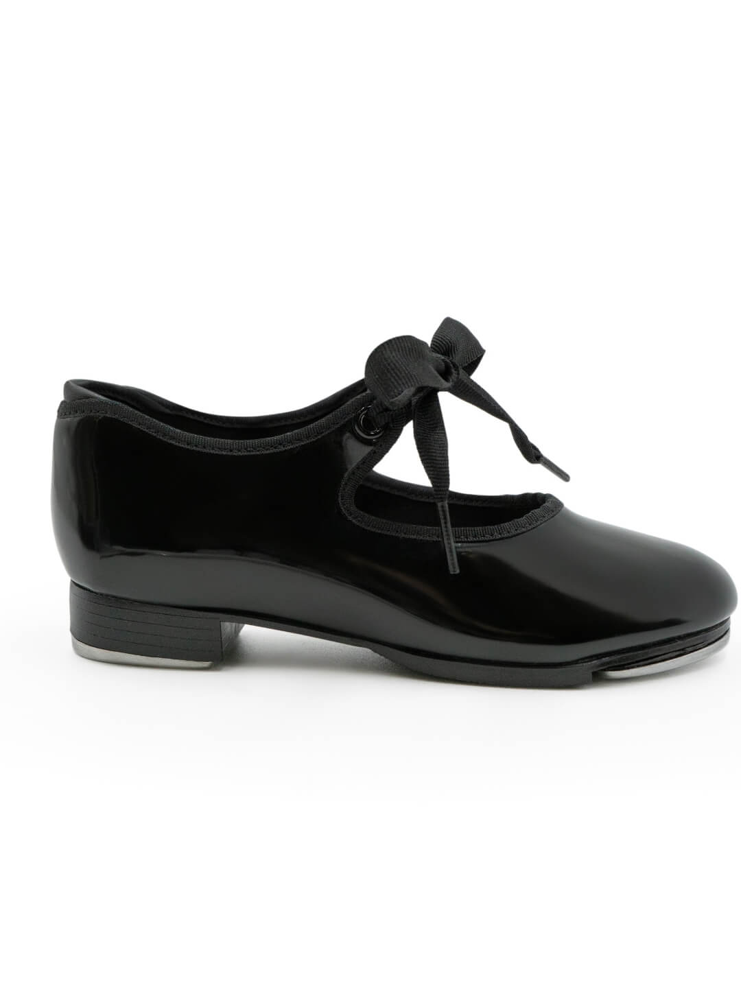 Jr. Tyette Tap Shoe – Child's classic tap shoes with a secure buckle strap - black