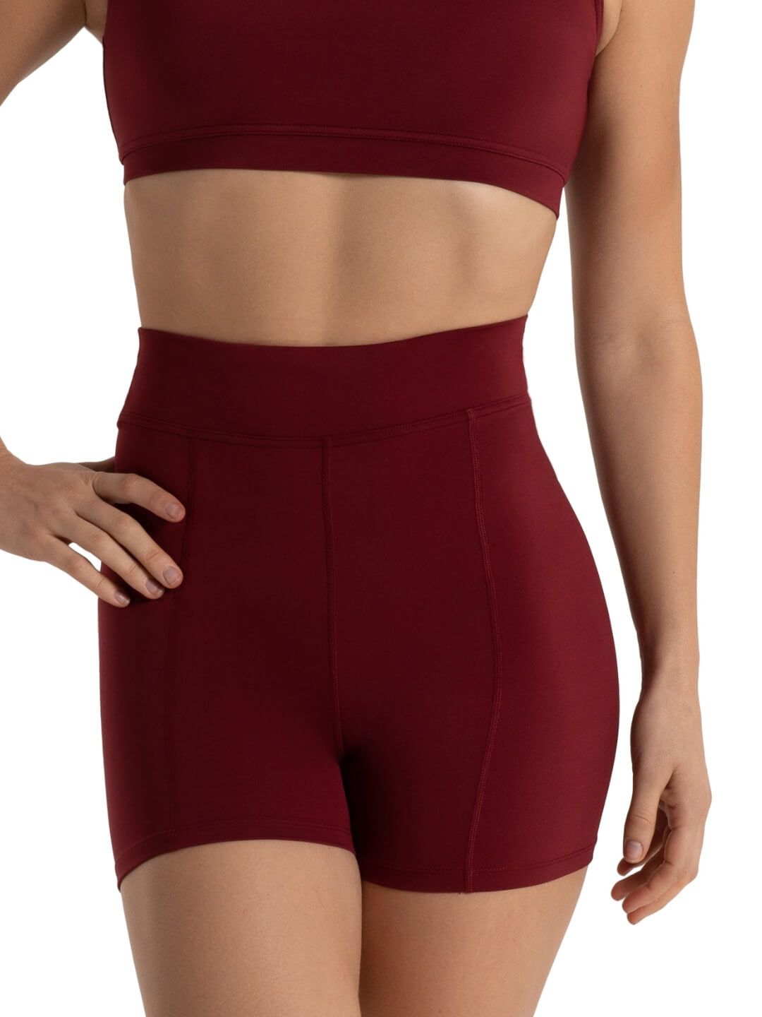 Majestic Lines Isabella Boy Short – Smooth-fitting and durable boy shorts - maroon
