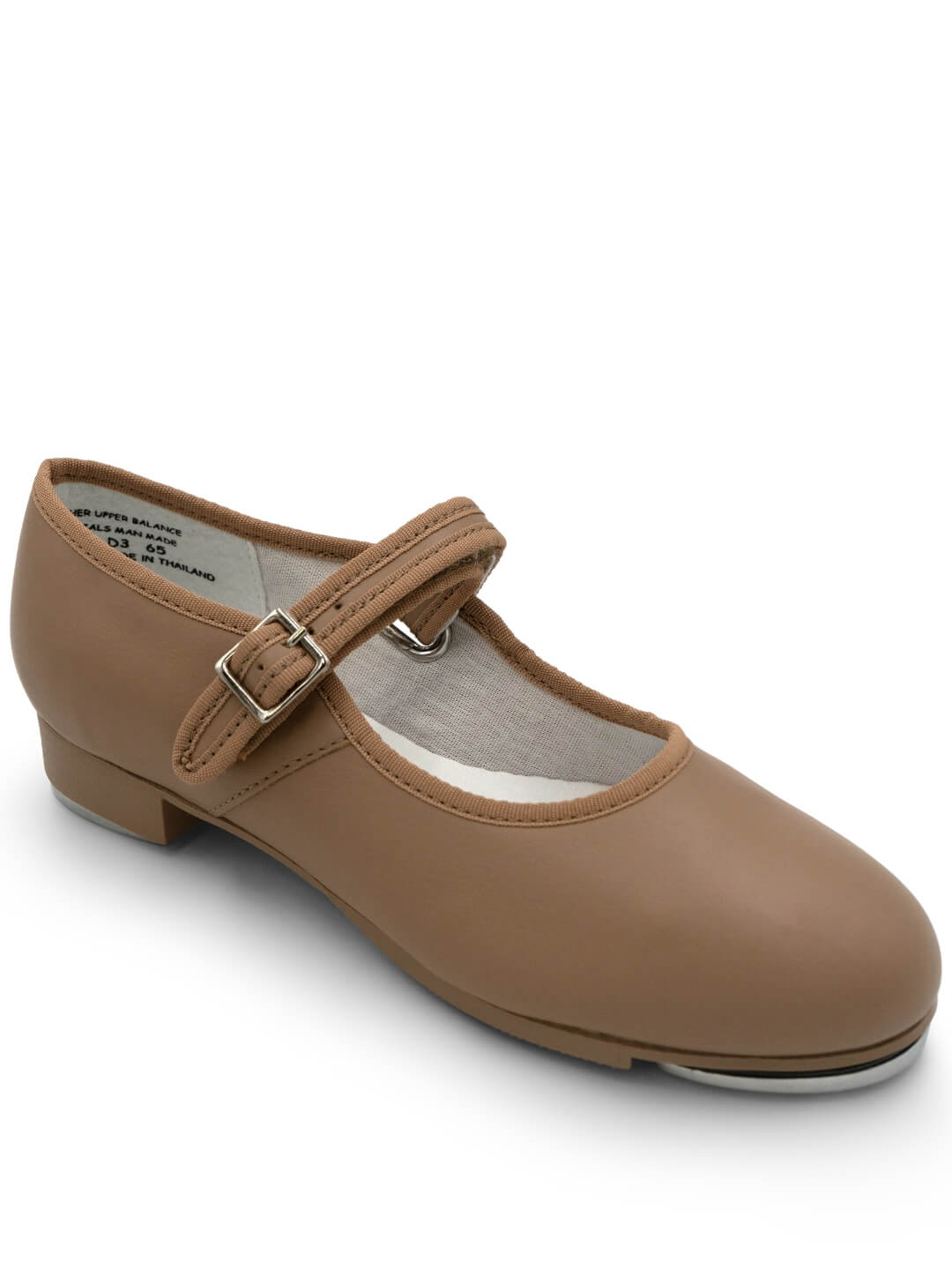 Mary Jane Tap Shoe – Child's stylish and durable tap shoes with a secure Mary Jane strap - tan
