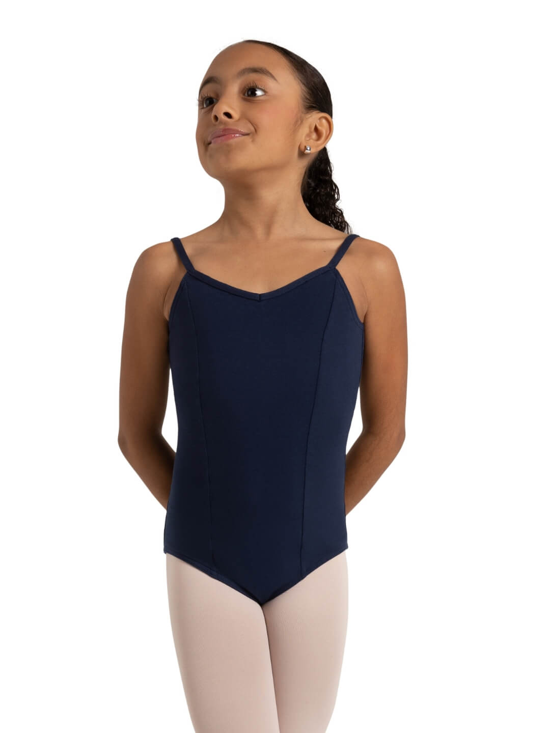 Princess Camisole Leotard for Girls - Soft, stretchy dancewear - black