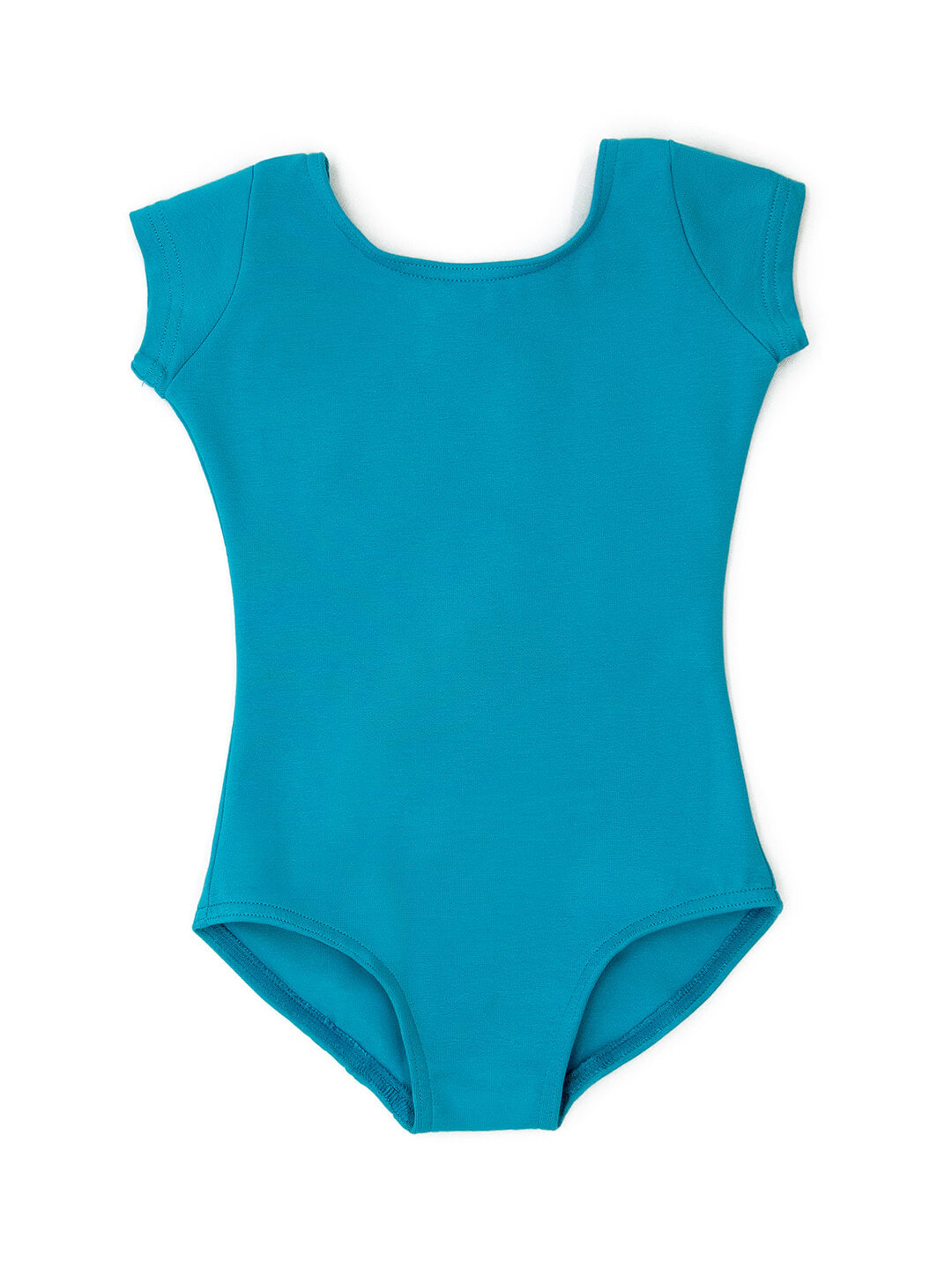 Short Sleeve Leotard for Girls - blue